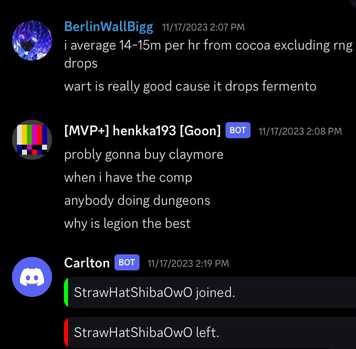Custom Hypixel Guild bot for Legion of Super Evil 