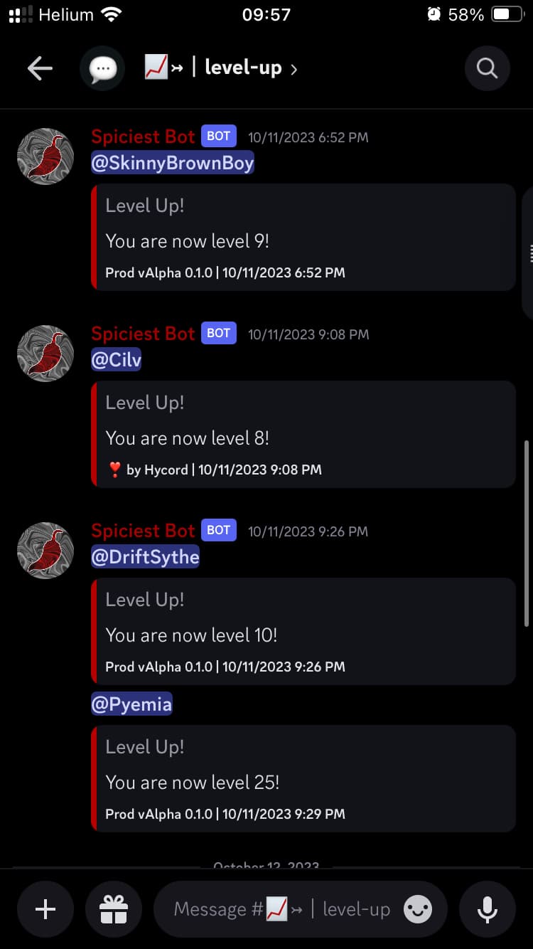 Custom Hypixel Guild bot for the Spiciest guild.